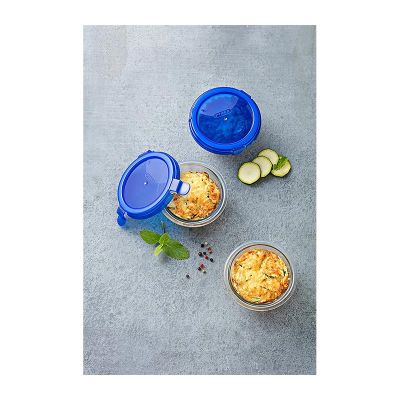 Pyrex 894PGPB/7040 Kapaklı Yuvarlak Saklama Kabı, 0.2 L - 3