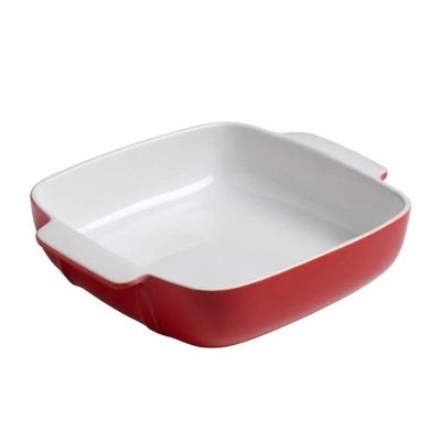Pyrex SG22SR8/7046 Kare Seramik Fırın Kabı, 22x22 cm, Turuncu - 1