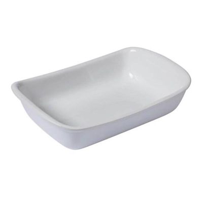 Pyrex SU22RR1/7048 Seramik Fırın Kabı, 22x15 cm, Beyaz - 1