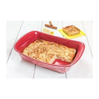 Pyrex SU26RR5/7246 Seramik Fırın Kabı, 26 cm, Kırmızı - 2