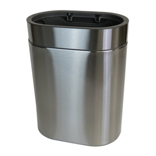 QuinSpin Paslanmaz Atık Kabı, 4 L, Inox - QuinSpin