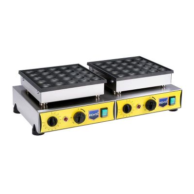 Remta W27 Yuvarlak Çiftli Bubble Waffle Makinesi, 50'li, Elektrikli - Remta