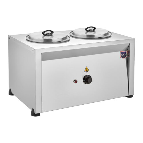 Remta CB12 2 Chamber Soup Boiler, 9+9 L, Electric - Remta