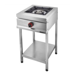 Remta CEJ21(L) Restaurant Cooker with Standing Base Shelf, 1 Burner, LPG - Remta