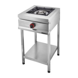 Remta CEJ21(L) Restaurant Cooker with Standing Base Shelf, 1 Burner, Natural Gas - Remta