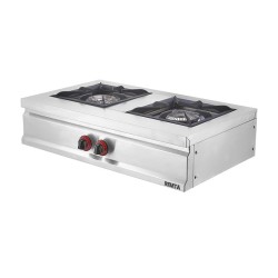 Remta CEJ22(S) 2 Burner Set Top Restaurant Cooker, LPG - Remta