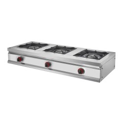 Remta CEJ24(S) 3 Burner Set Top Restaurant Cooker, LPG - Remta