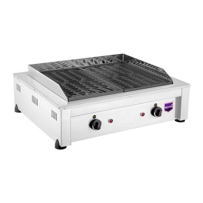 Remta R54 Çiftli Döküm Barbekü Mangal, 60x50x22 cm, Elektrikli - 1