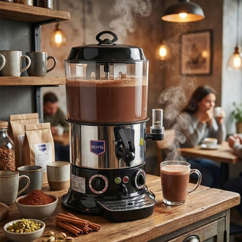 Remta CS1 Hot Chocolate & Sahlep Machine, 9 L, Black - Remta (1)