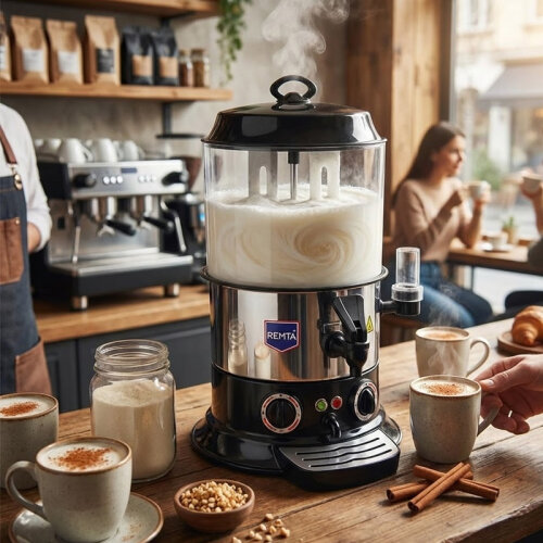 Remta CS3 Hot Chocolate & Sahlep Machine, 5 L, Black - Remta (1)