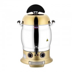 Remta CS6 Steel Hot Chocolate & Sahlep Maker, 15 L, Gold - Remta