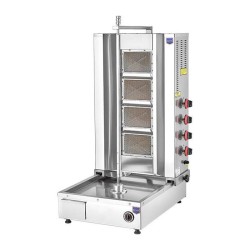 Remta D08(A) Bottom Motor Doner Kebab Cooker, 4 Radians, LPG - Remta