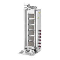 Remta D12(M) Top Motor Doner Kebab Cooker, 6 Radiant, Gas - Remta