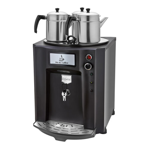 Remta DE10P Premium Jumbo Tea Maker, 3 заварочных чайника, 40 л, электрический, черный - Remta