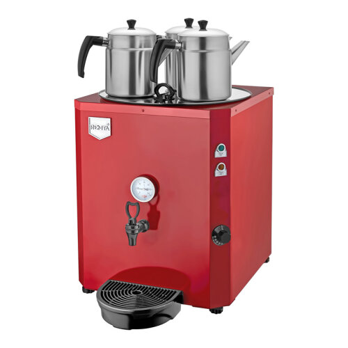 Remta DE10S Jumbo Float Tea Maker, 3 Infuser, 40 L, Electric, Red - Remta