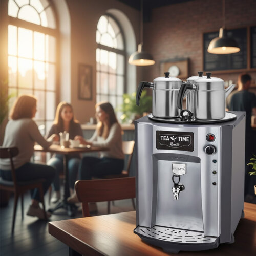 Remta DE10SP Premium Jumbo Float Tea Maker, 3 Infuser, 40 L, Electric Grey - 2