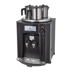 Remta DE10SP Premium Jumbo Şamandıralı Çay Makinesi, 3 Demlikli, 40 L, Elektrikli, Siyah - Thumbnail