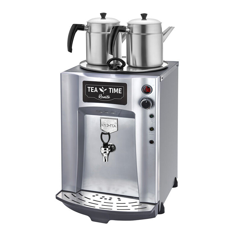 Remta DE11P Premium Jumbo Tea Maker, 2 Teapot, 23 L, Grey - Remta