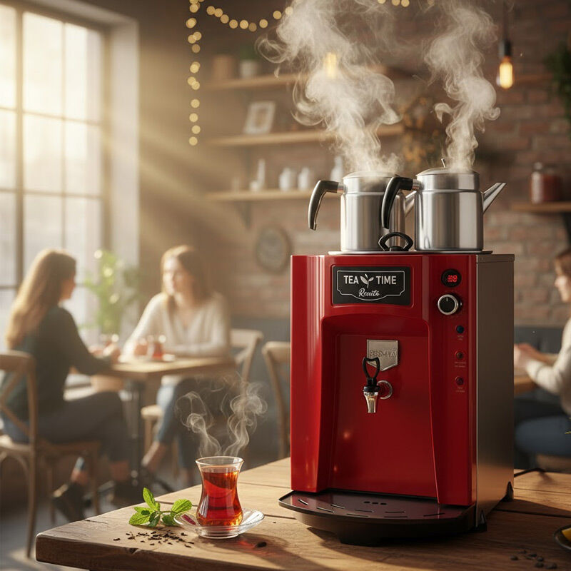 Remta DE11P Premium Jumbo Tea Maker, 2 заварочных чайника, 23 л, красный - Remta