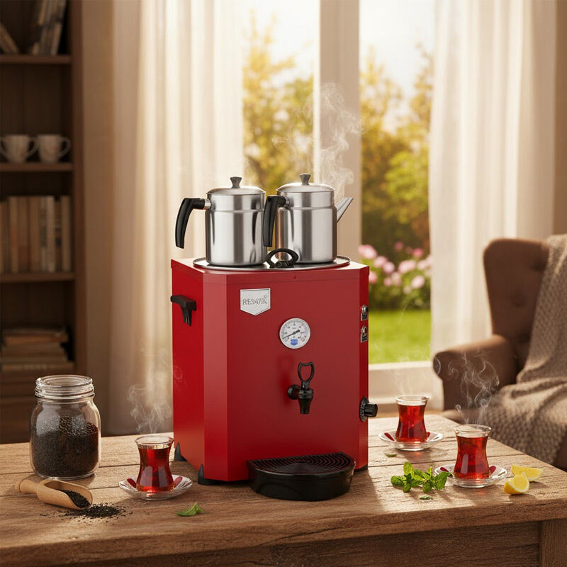 Remta DE11S صانعة شاي جامبو فلات جامبو، 2 مصفاة، 23 لتر، كهربائية - Remta