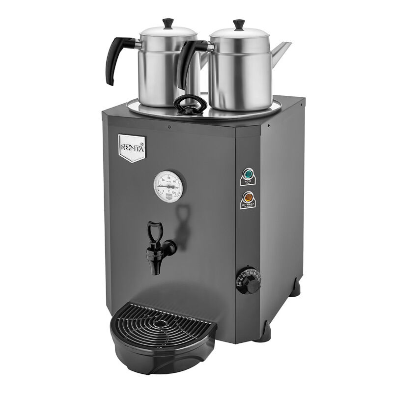 Remta DE11S Jumbo Float Tea Maker, 2 Infuser, 23 L, Electric, Black - Remta