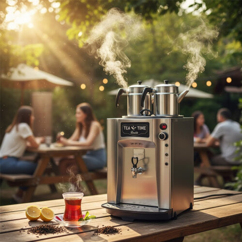 Remta DE11SP Premium Jumbo Float Tea Maker, 2 инфузора, 23 л, серый - 2