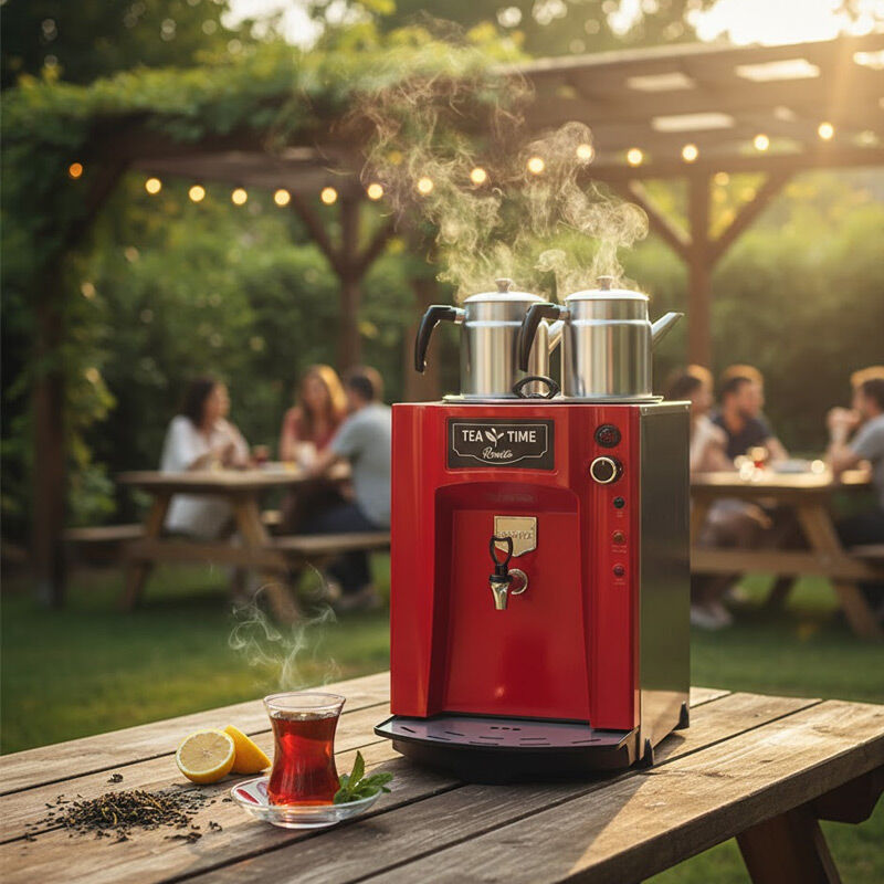 Remta DE11SP Premium Jumbo Float Tea Maker, 2 Infuser, 23 L, Red - Remta