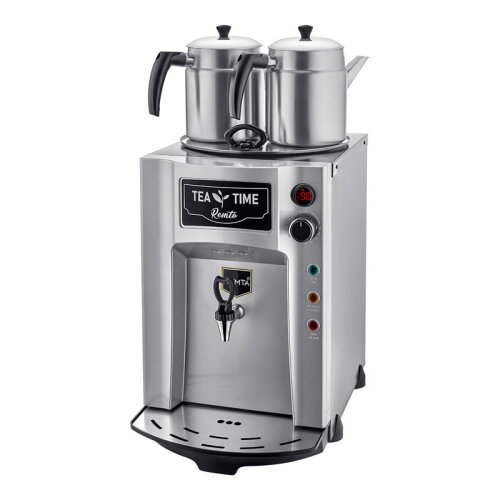 Remta DE12P 2 Teapot Premium Jumbo Tea Maker, 15 L, Electric, Grey - Remta