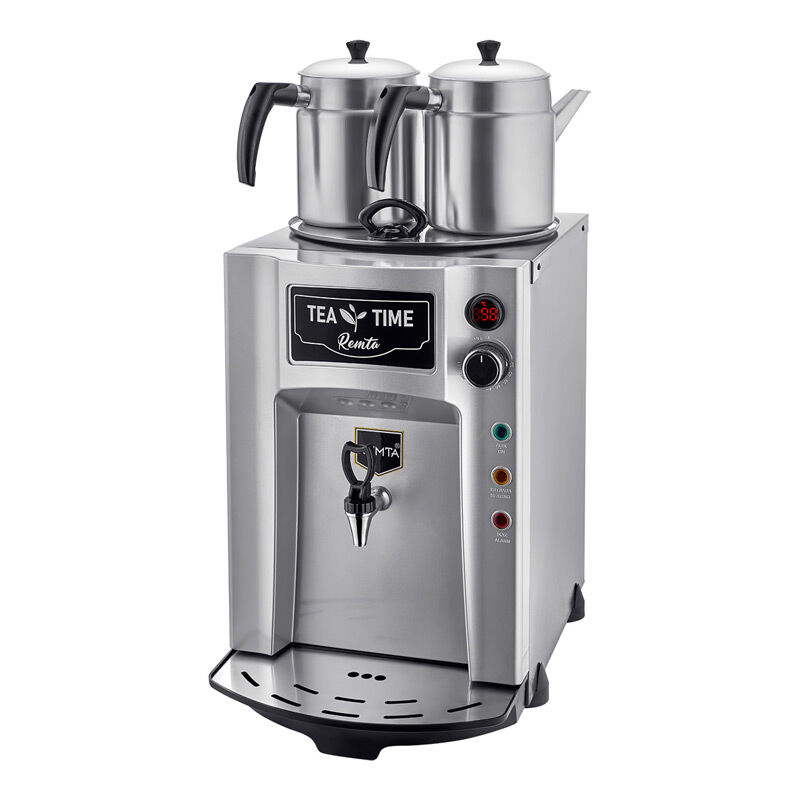 Remta DE12P 2 Teapot Premium Jumbo Tea Maker, 15 L, Electric, Grey - Remta