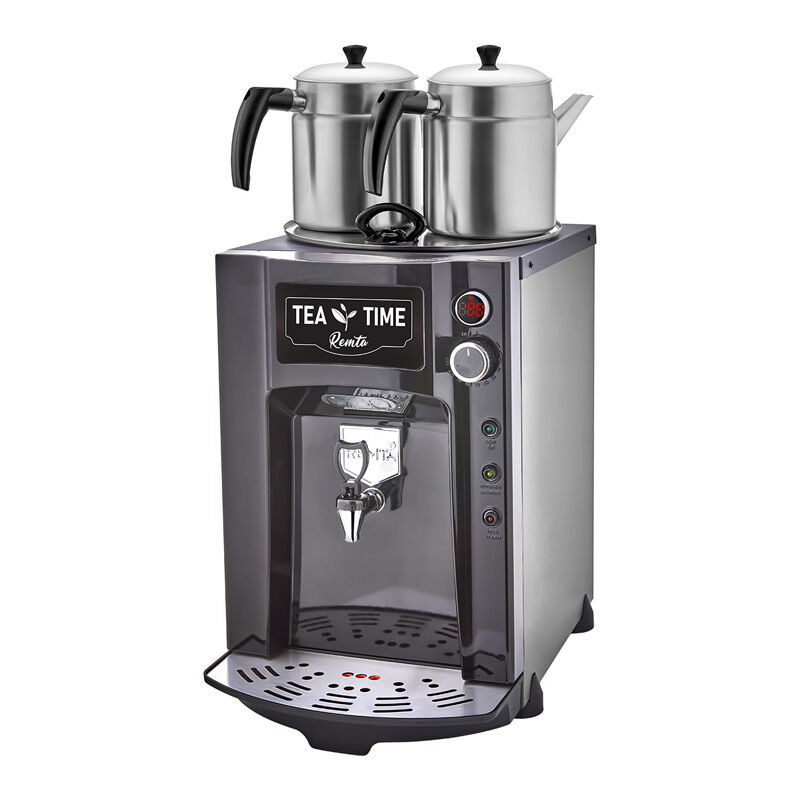 Remta DE12P Premium Jumbo Tea Maker, 2 заварочных чайника, 15 л, электрический, черный - Remta