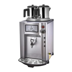 Remta DE12SP Premium Jumbo Şamandıralı Çay Makinesi, 2 Demlikli, 15 L, Elektrikli, Gri - Thumbnail