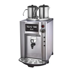 Remta DE12SP Premium Jumbo Şamandıralı Çay Makinesi, 2 Demlikli, 15 L, Elektrikli, Gri - Thumbnail