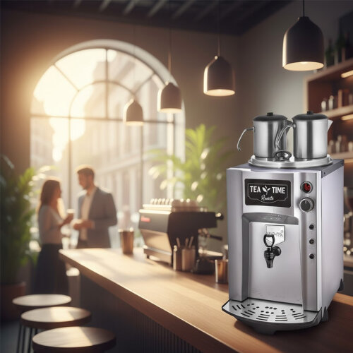 Remta DE12SP Premium Jumbo Şamandıralı Çay Makinesi, 2 Demlikli, 15 L, Elektrikli, Gri - 2