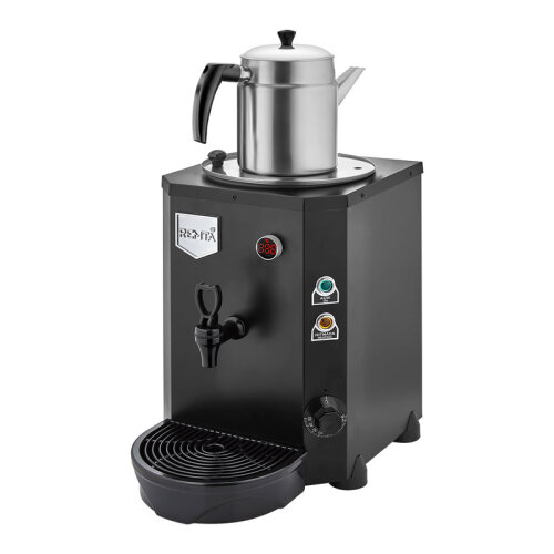 Remta DE14 Jumbo Çay Makinesi, Tek Demlikli, 9 L, Elektrikli, Siyah - 1