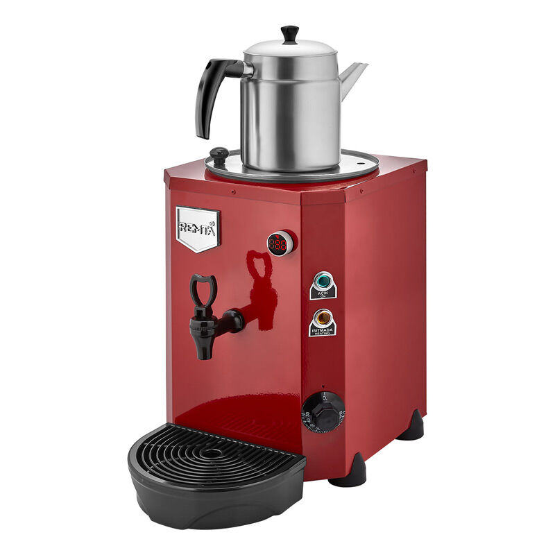 Remta DE14 Jumbo Tea Maker, Single Infuser, 9 L, Electric, Red - Remta
