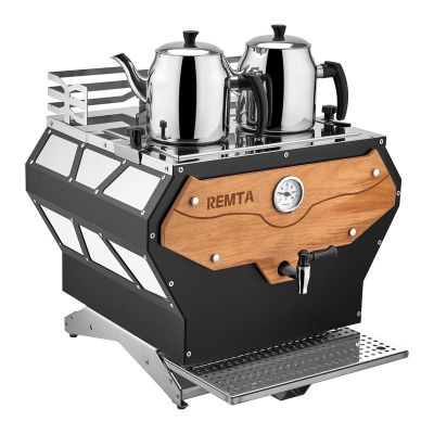 Remta DE22 Pro Serisi 2 Demlikli Jumbo Çay Makinesi, 19 L - 1