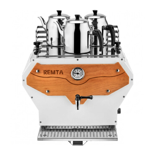 Remta DE23 Pro Serisi 3 Demlikli Jumbo Çay Makinesi, 30 L, Beyaz - 2