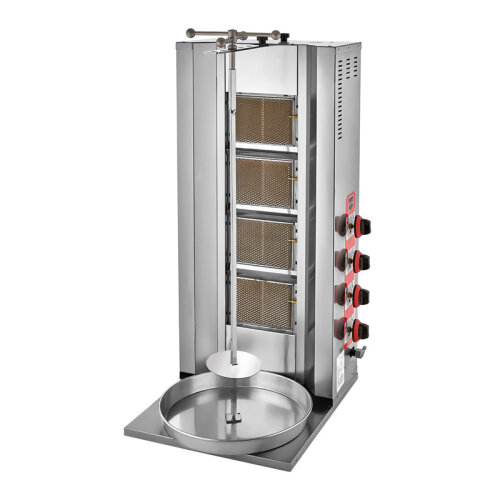 Remta D08 Motorsuz Döner Ocağı, 4 Radyanlı, LPG - Remta