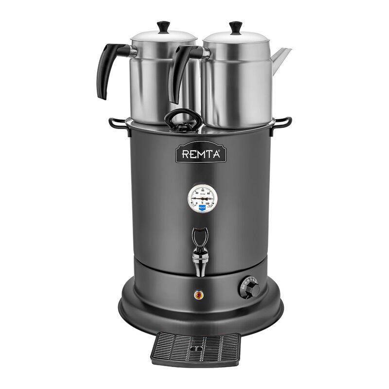 Remta EL10 Elite Tea Maker, 3 заварочных чайника, 28 л, электрический, черный - Remta