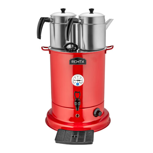 Remta EL10 Elite Tea Maker, 3 заварочных чайника, 28 л, электрический, красный - 1