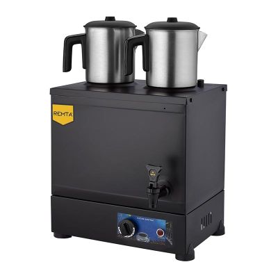 Remta EP02 30 Model Çay Ocağı, 2 Demlikli, 23 L, Elektrikli, Siyah - 1
