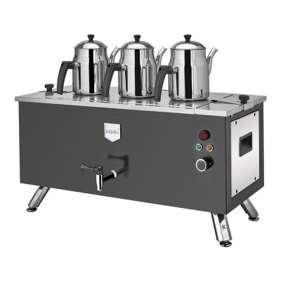 Remta EP03-L Double Walled Tea Maker with 3 Teapots, 31 L, Electric, Black - Remta