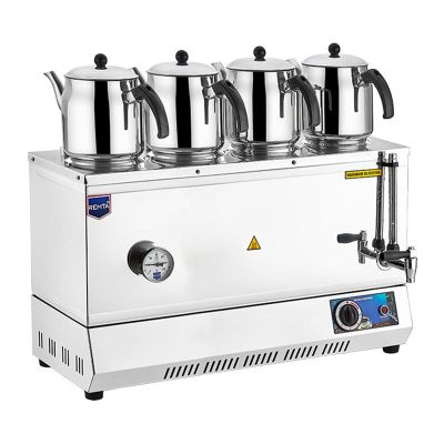 Remta EP04 85 Model Şamandıralı Çay Ocağı, 4 Demlikli, 58 L, Elektrikli - 1