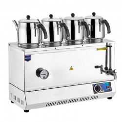 Remta EP04 85 Model Tea Cooker, 4 Teapots, 58 L, Electric - Remta