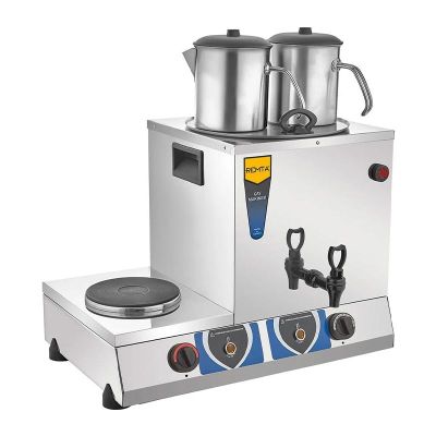 Remta GT02 Çift Demlikli Pleytli Çay Makinesi, 17 L, Elektrikli - Remta
