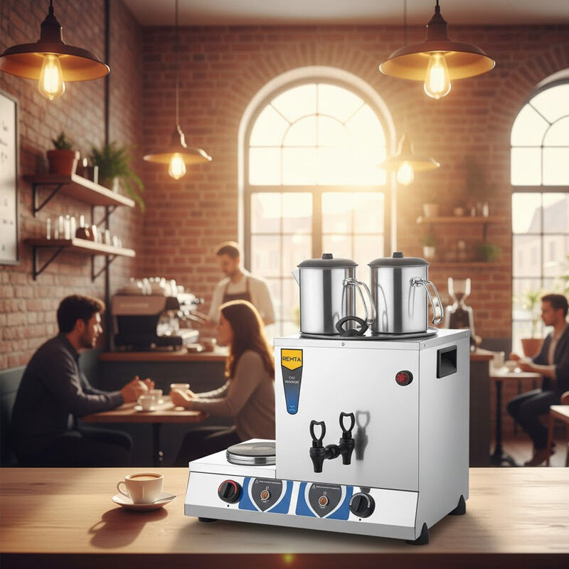 Remta GT02 Çift Demlikli Pleytli Çay Makinesi, 17 L, Elektrikli - Remta