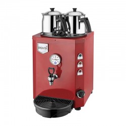 Remta DE12S Jumbo Şamandıralı Çay Makinesi, 2 Demlikli, 13 L, Elektrikli, Kırmızı - 1