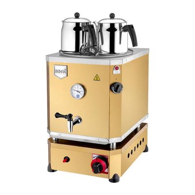 Remta N15(S) Jumbo Şamandıralı Çay Makinesi, 2 Demlikli, 23 L, Elektrikli+LPG - 1