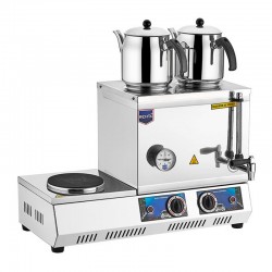 Remta K31 30 Model Tea Cooker with Hob, 2 Teapots, 23 L, Electric - Remta