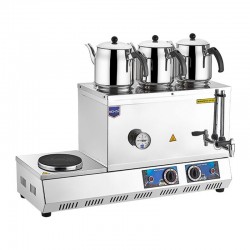 Remta K32 55 Model Tea Cooker with Hob, 3 Teapot, 33 L, Electric - Remta